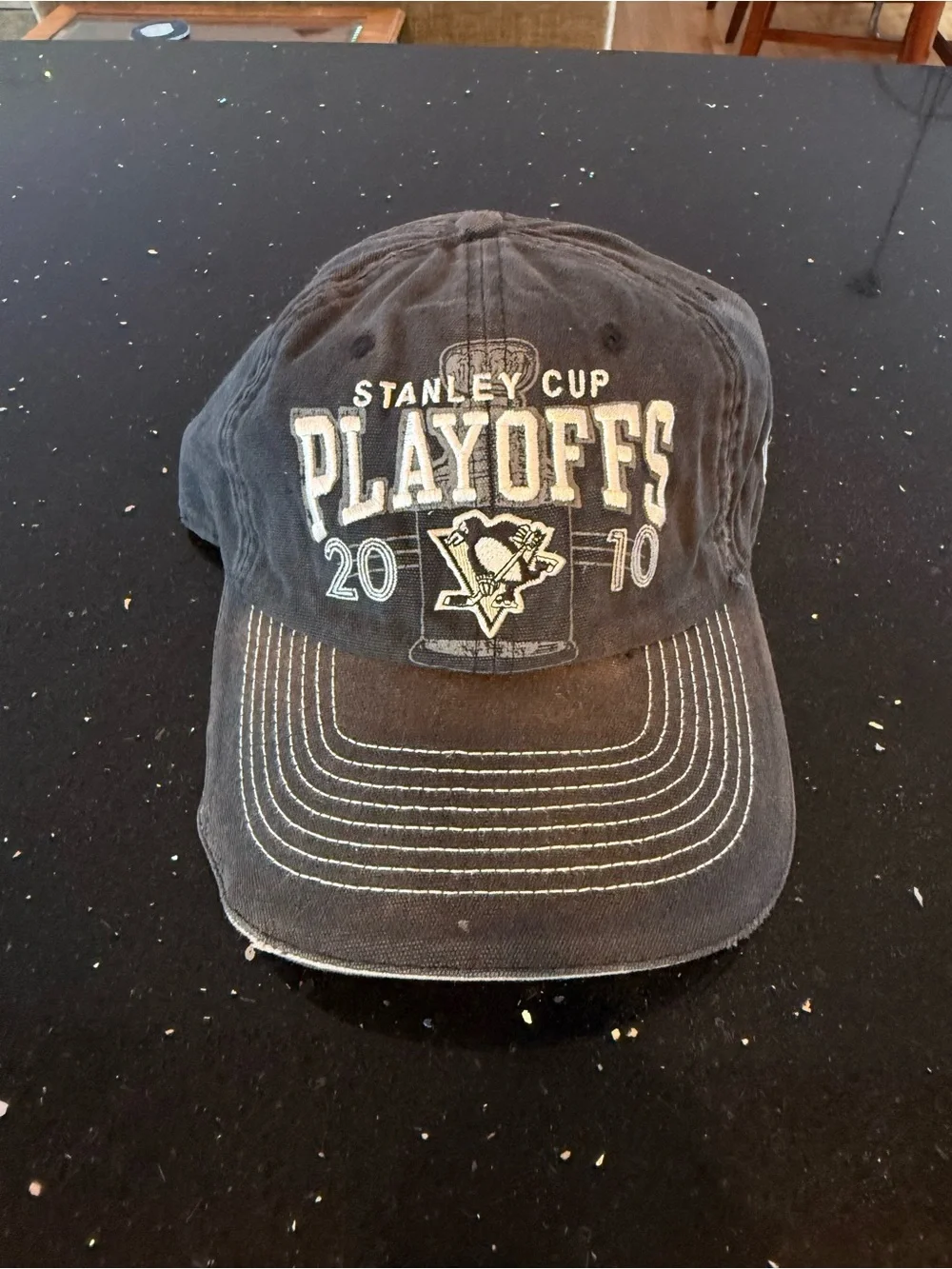 Stanley Cup Playoffs 2010 Black Pittsburgh Penguins Baseball Cap